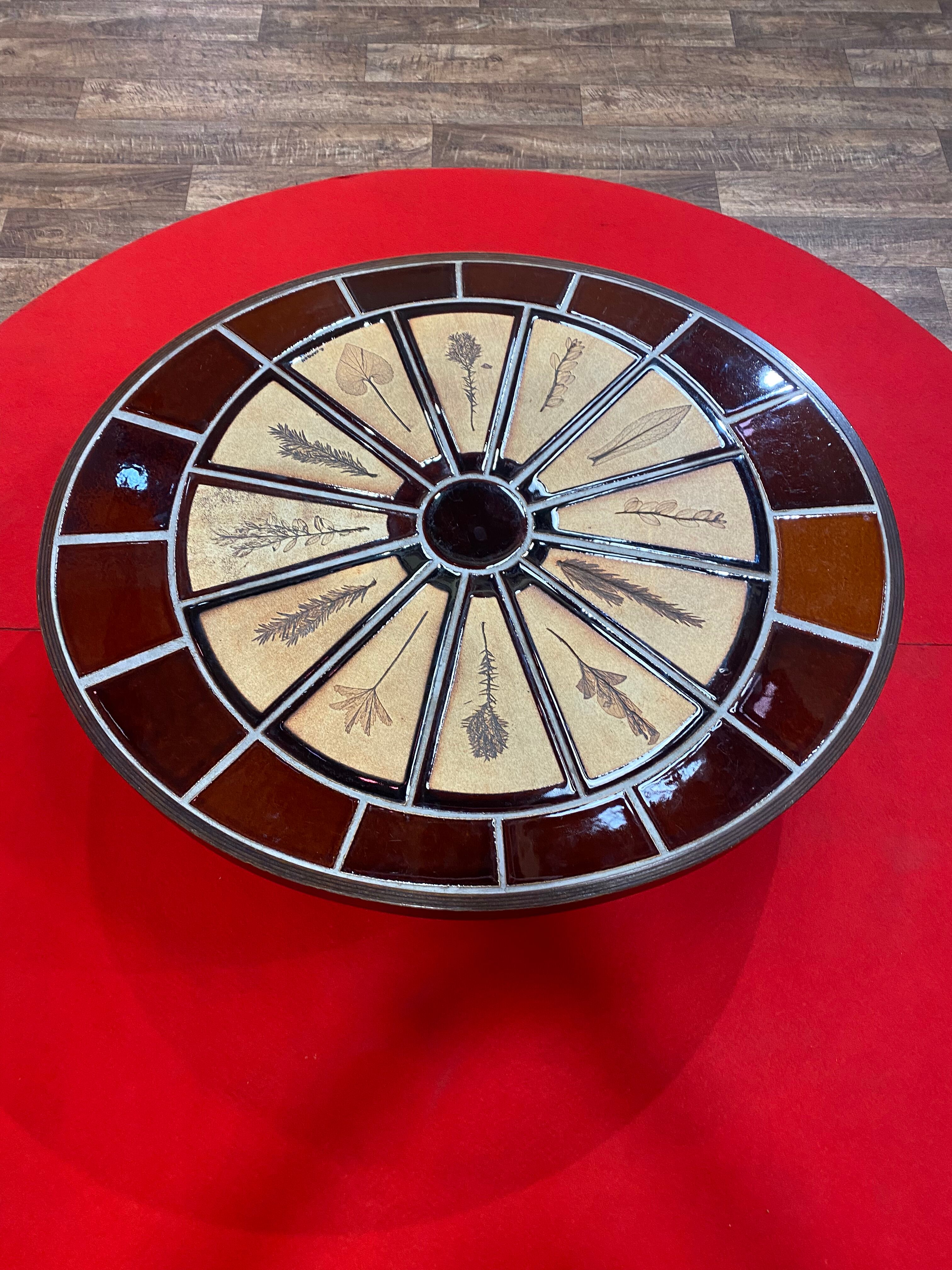 Roger Capron oval coffee table 1960