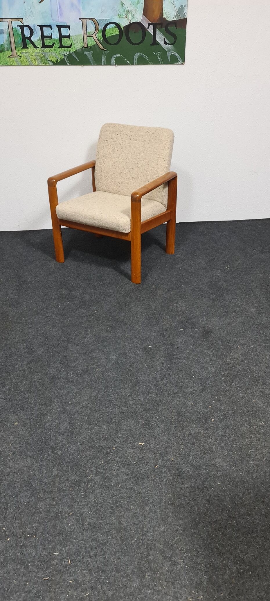 Vintage teak Danish design armchair by SVA Mobler Denmark