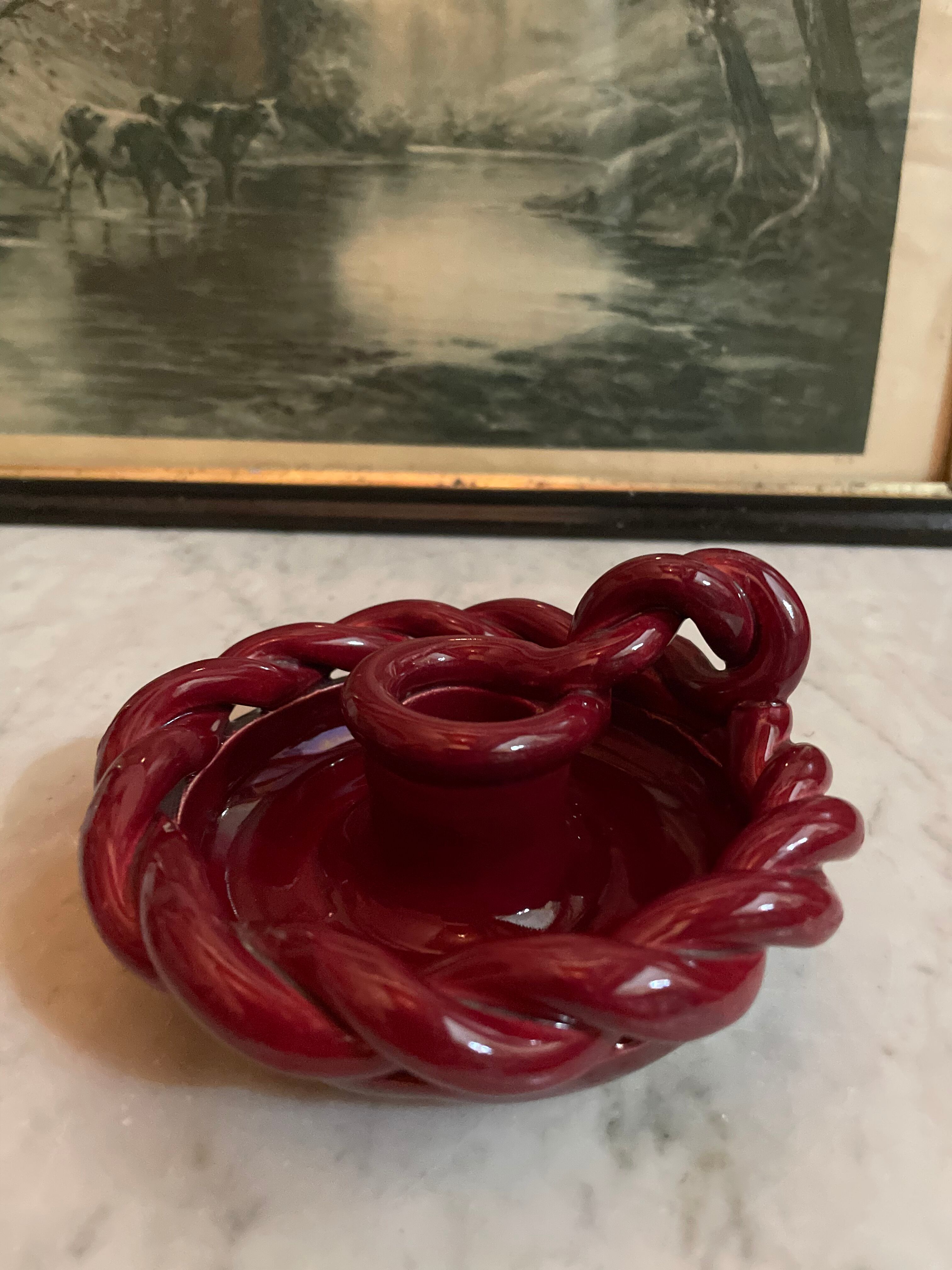 Ceramic candle holder 1950
