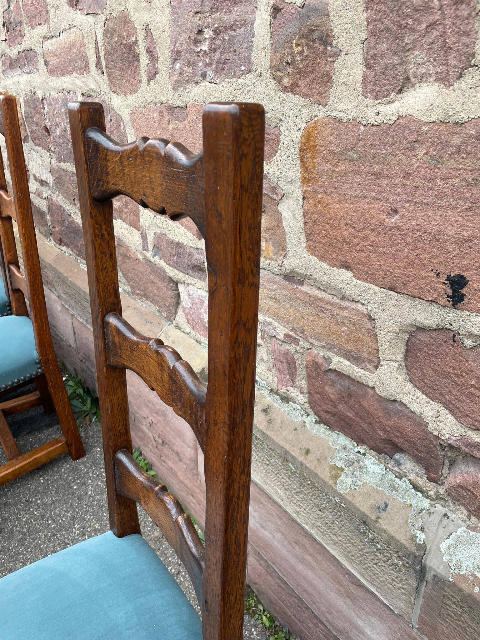 8 vintage Spanish renaissance chairs