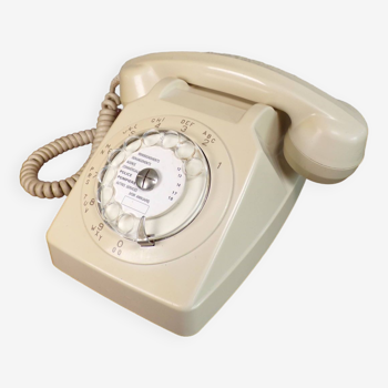 Socotel cream white dial telephone