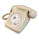 Téléphone Socotel blanc crème à cadran