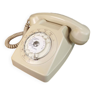 Socotel cream white dial telephone