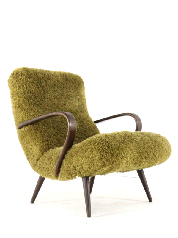 Doodly armchair - mid century modern - one off a kind upholstery