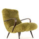 Doodly armchair - mid century modern - one off a kind upholstery
