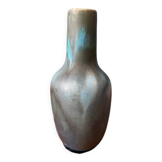 Petit vase en céramique française Louis  Metenier
