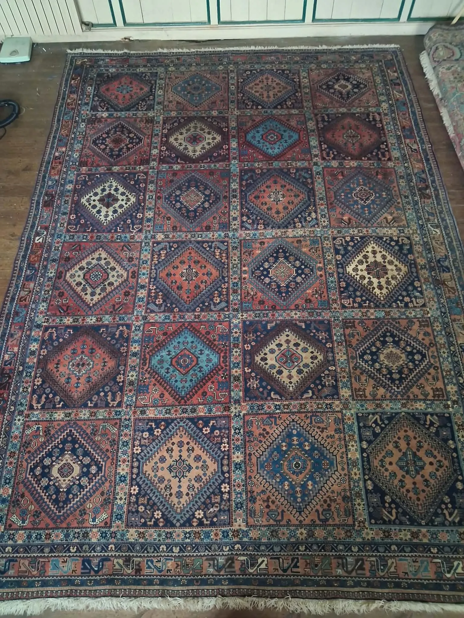 Handmade Persian Yalameh rug 370x261cm