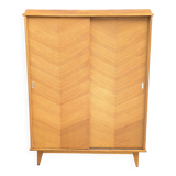 Vintage wardrobe with sliding doors