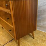 Mid Century Retro Teak Chest of Drawers by Austinsuite Circa 1960  A stunni