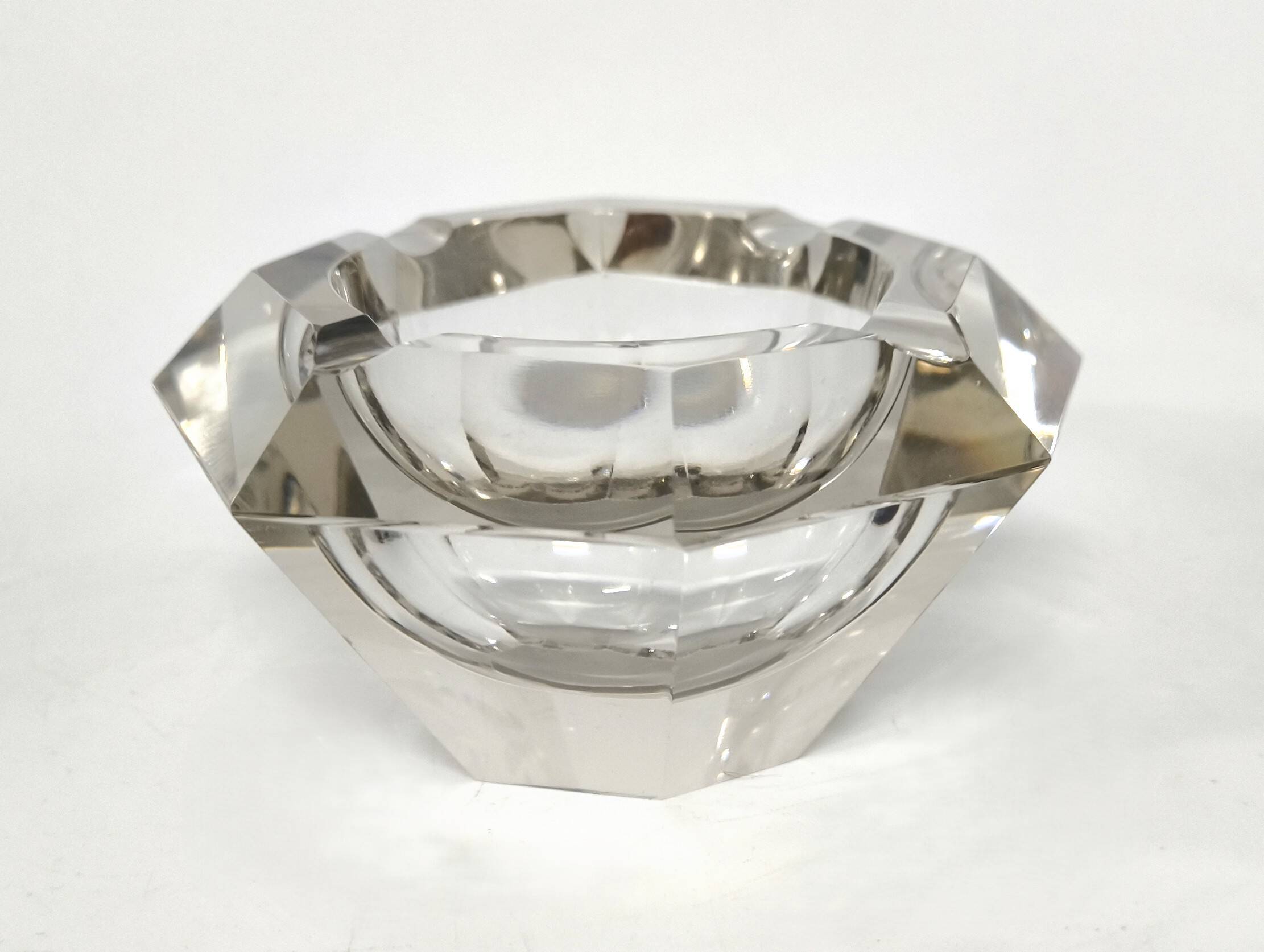 Cenicero Murano crystal Flavio Poli años 60