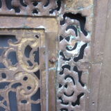 Front of the old fireplace all in bronze