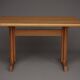 Table de cuisine en pin massif, années 1970