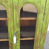 Wooden glass cabinet
