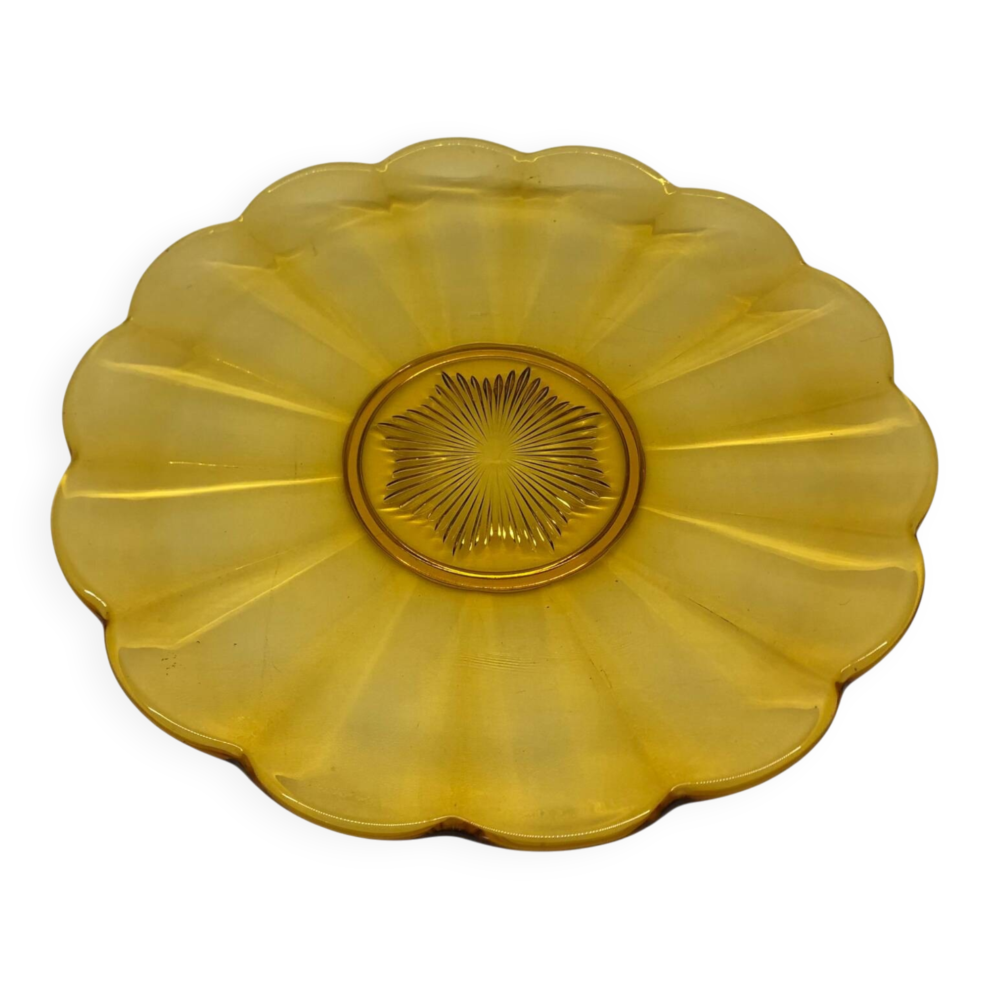 Plat Luxval art déco du Val saint Lambert