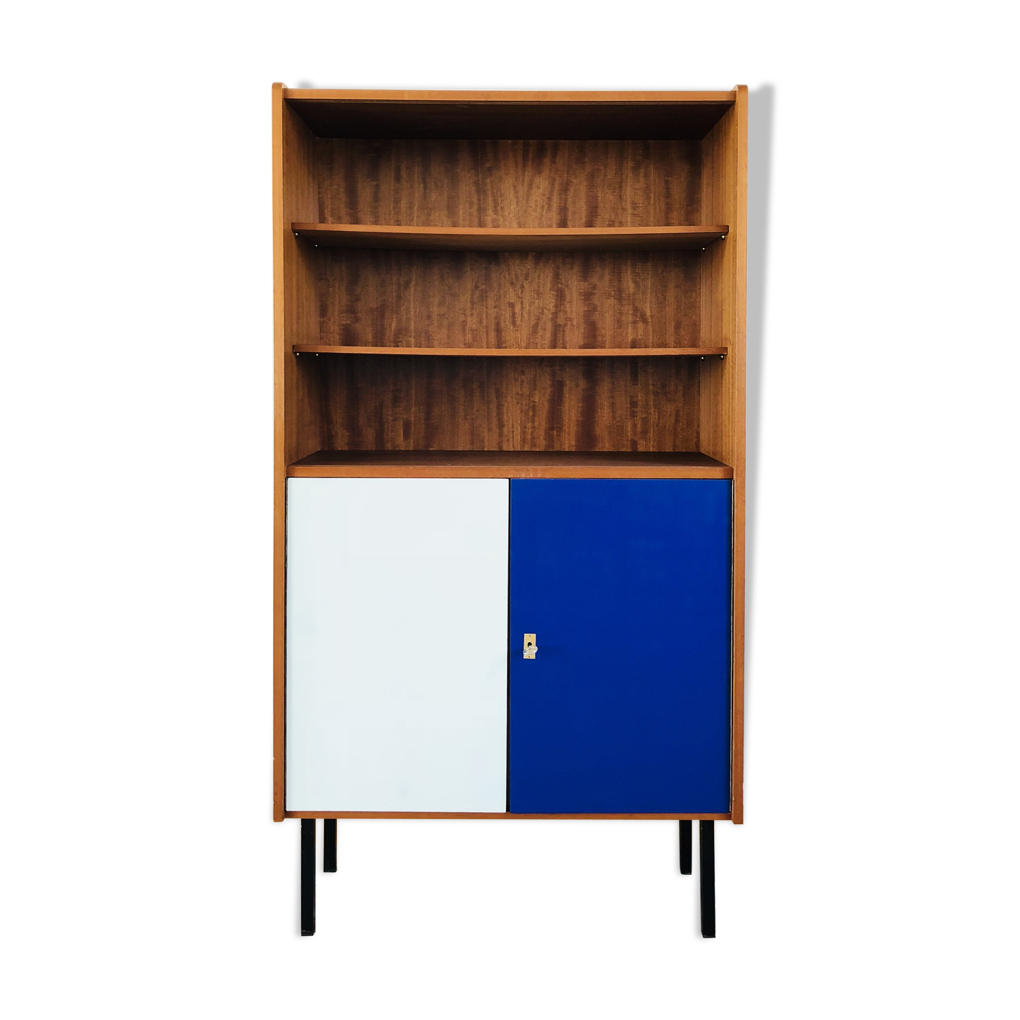 Vintage teak library 1960