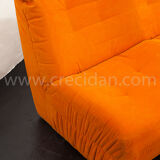 Orange sofa 70'