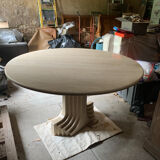 Table Carlo Scarpa in travertine