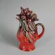 Rooster-shaped carafe, Sars Poteries ceramic, 1950s.