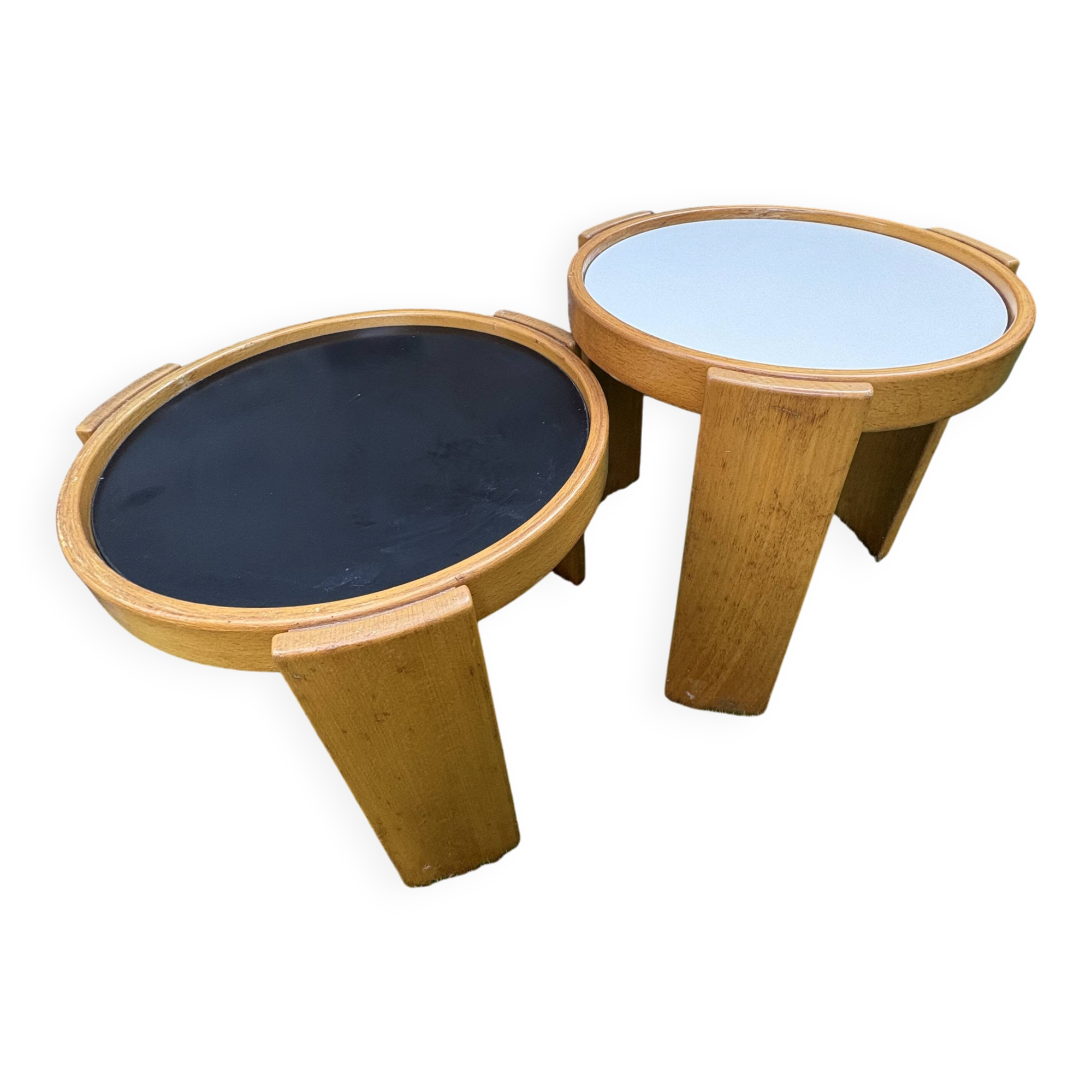 Table gigogne Cassina deux pièces