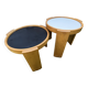 Table gigogne Cassina deux pièces