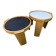 Table gigogne Cassina deux pièces
