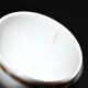 Paris porcelain – Antique round cup in soft porcelain with gold trim.