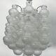 Pair of Mid-Century Murano Bubble Glass chandeliers. Italy 1960s