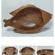 Coupe zoomorphe poisson bois sculpté vintage