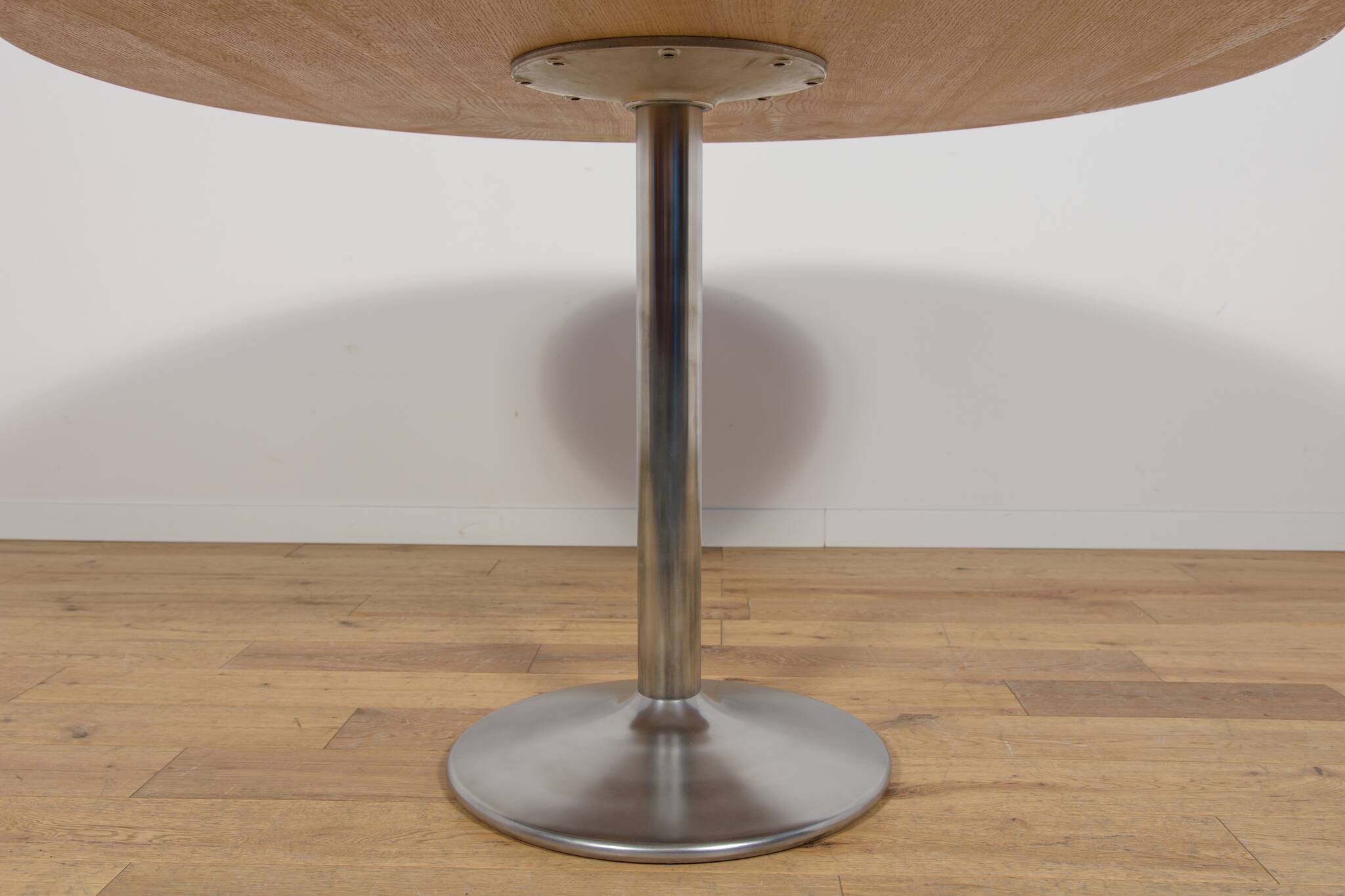 Mid-Century Teak Modern Round Dining Table, Denmark, 1970s