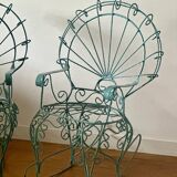 Chaises à bascule enfant Paon par Salterini, Mexique années 1950