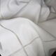 Old sheet linen embroidery monogram day curtain fabrics