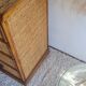 Vintage rattan chest of drawers from the 1970s.