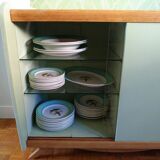 Buffet years 60 feet pastel green compass