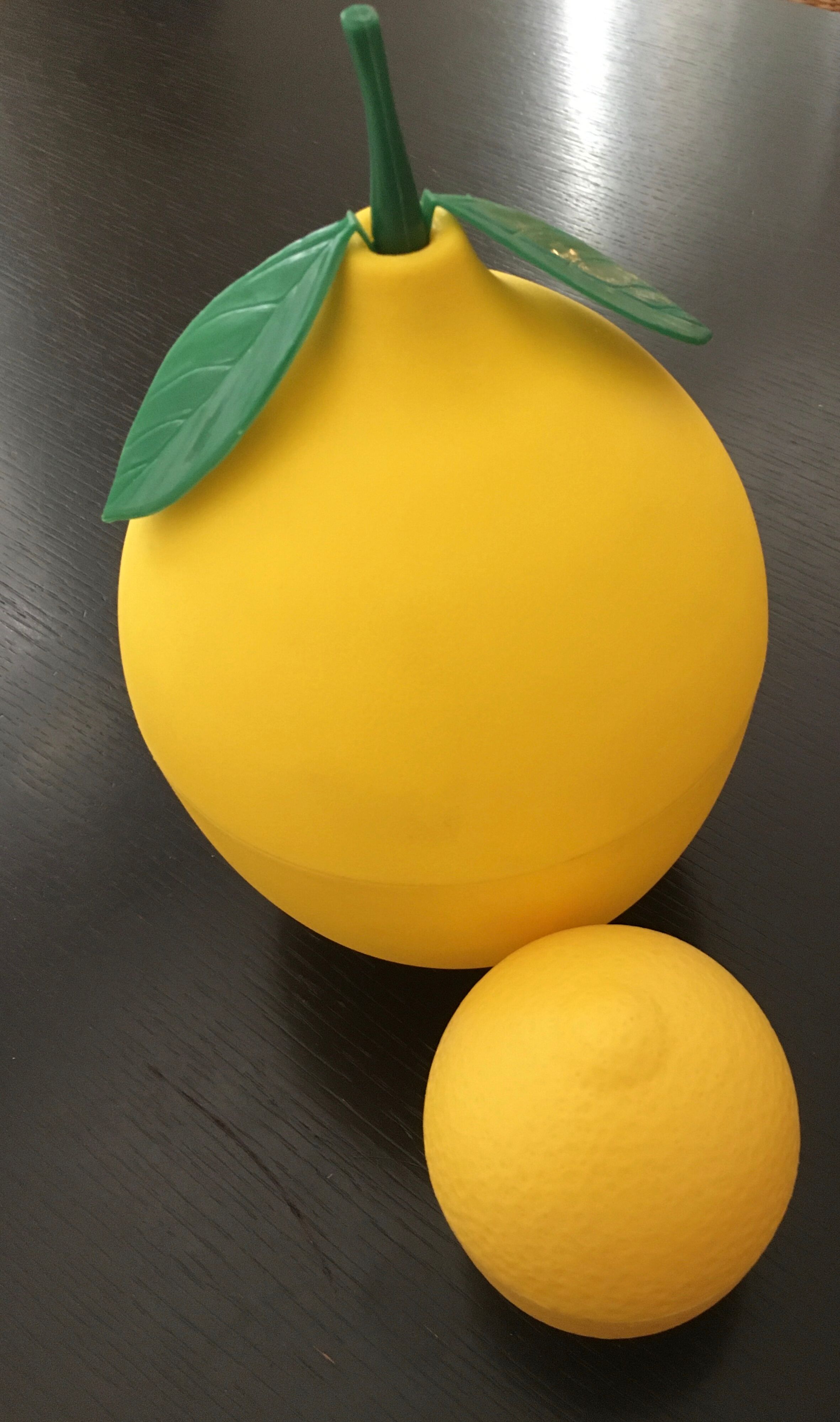 Vintage lemon ice cube tray