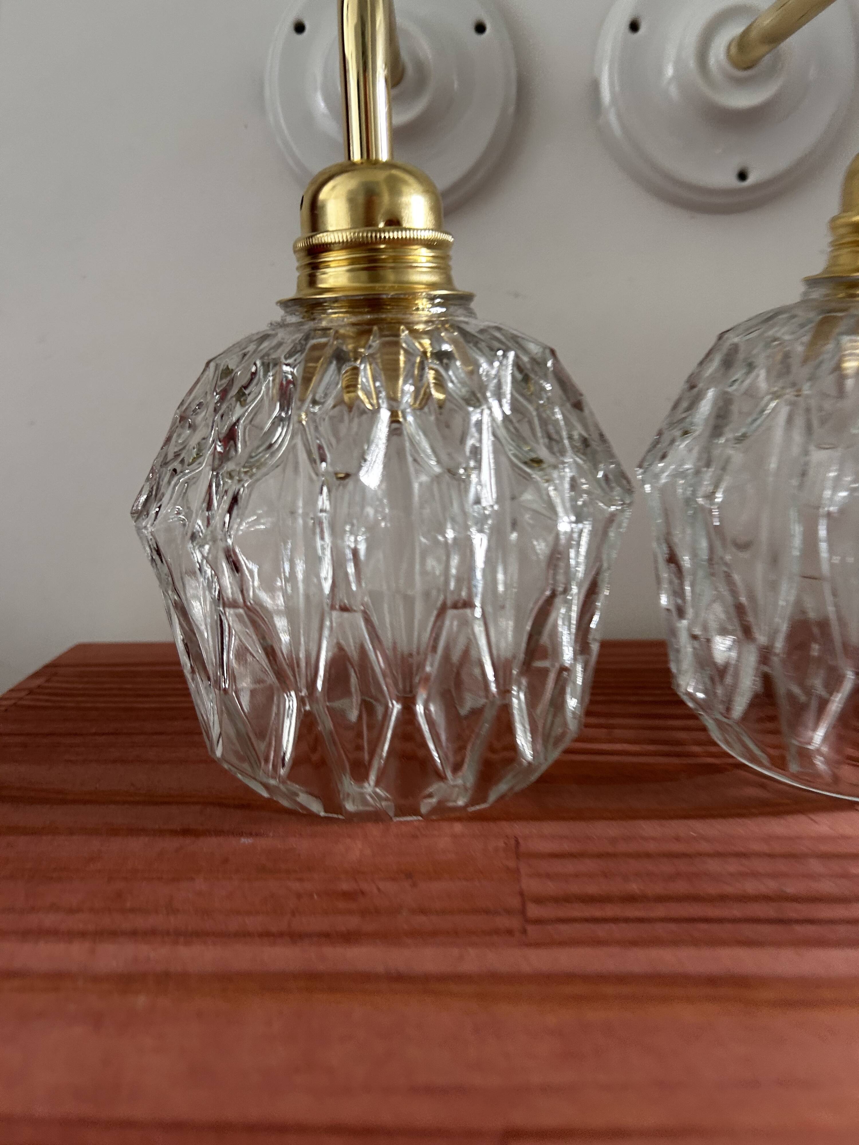 Pair of vintage wall lights