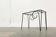 1960s Danish style glass side table String, mid-century.