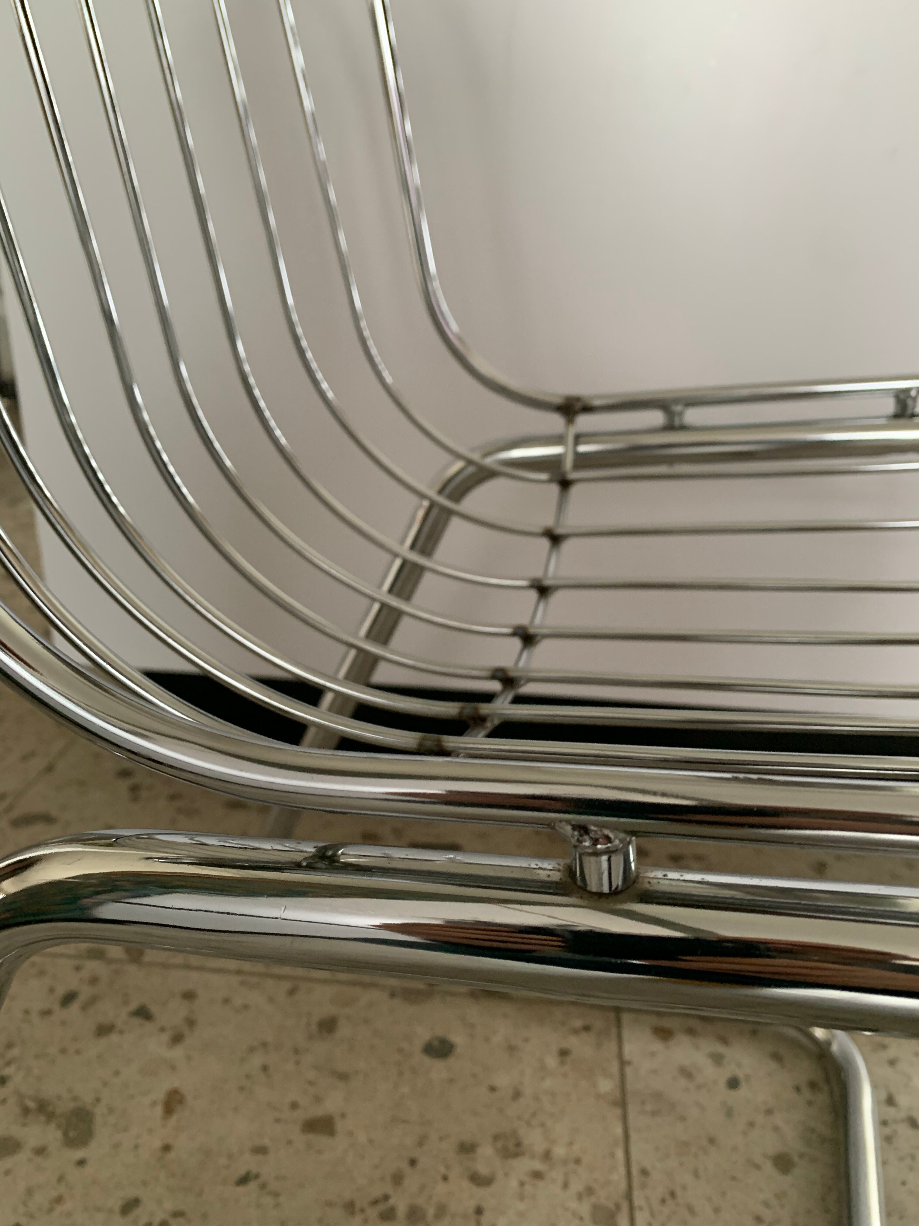 Metal basket chairs