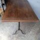 120 cm solid oak bistro table