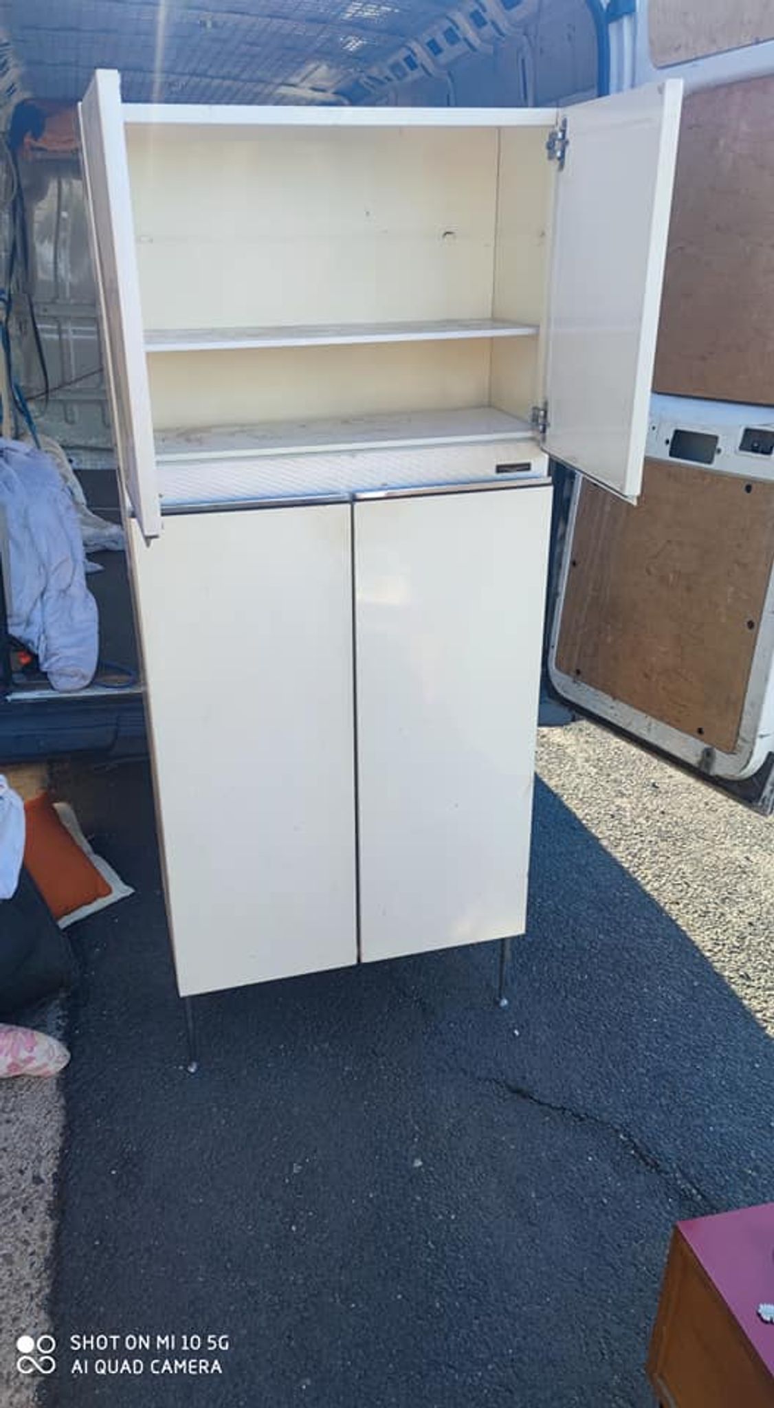 Kitchen steel buffet around 1950/60