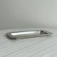 Small vintage stainless steel tray