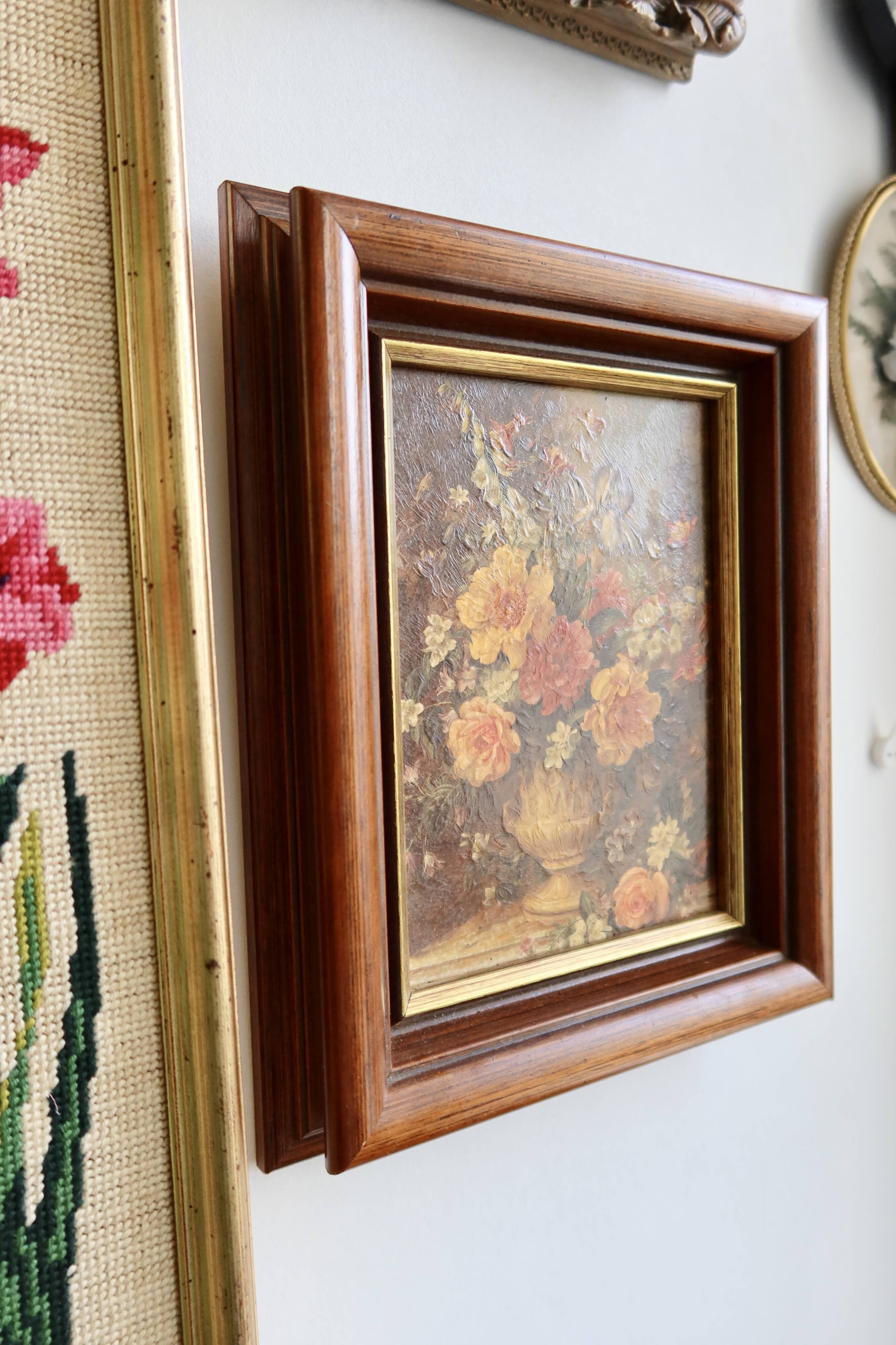 Vintage oil on canvas "The glory of nature" signed A.Williams