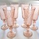 Champagne flutes rosaline swirl arcoroc luminarc