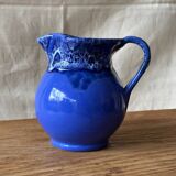 Small blue pitcher