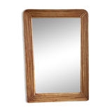 Rattan mirror