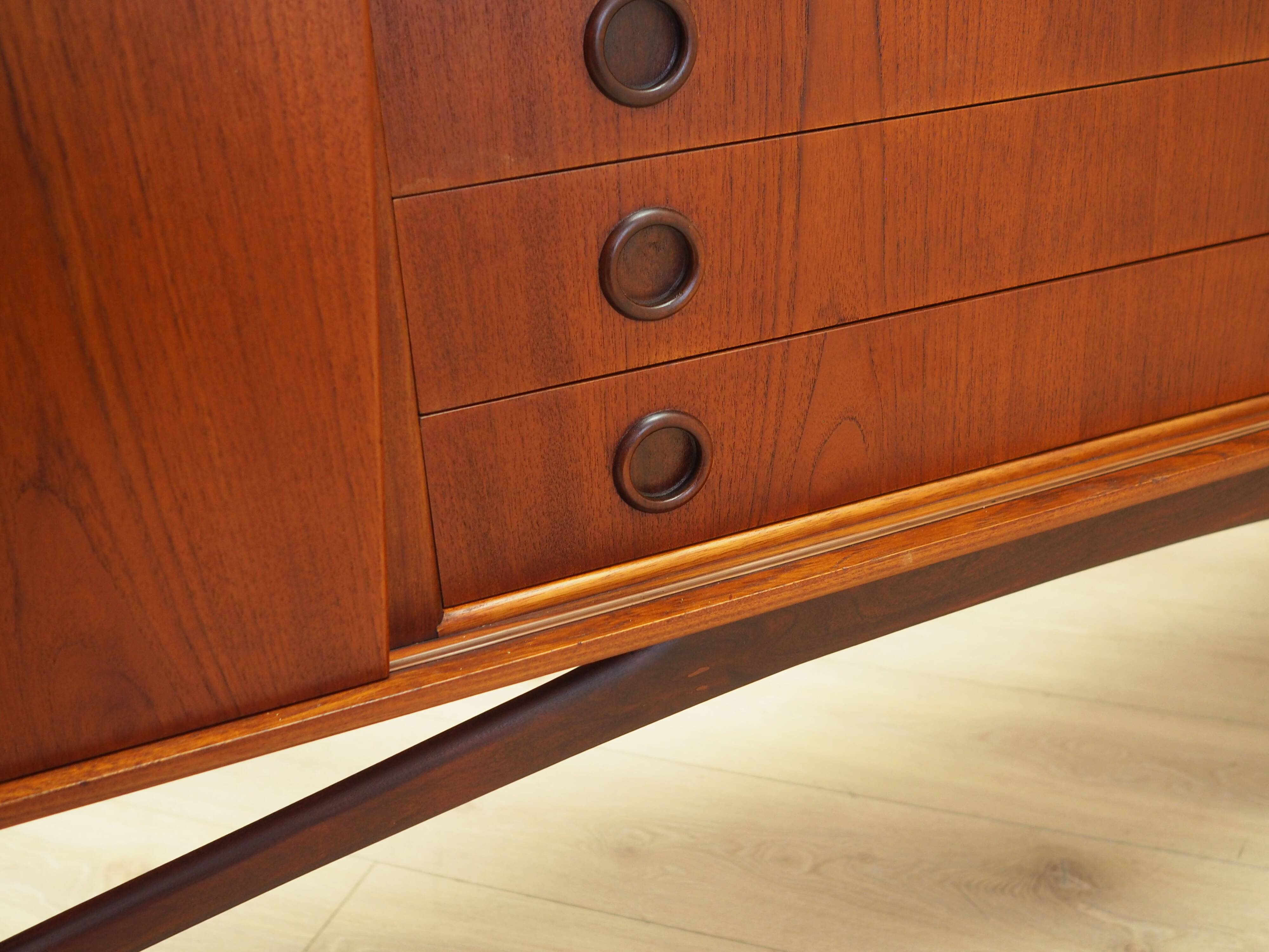 High teak sideboard, Danish design, 1970s, production: Denmark