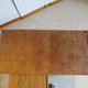 Vintage nesting coffee tables - wood and woven rattan - natural color - 60s