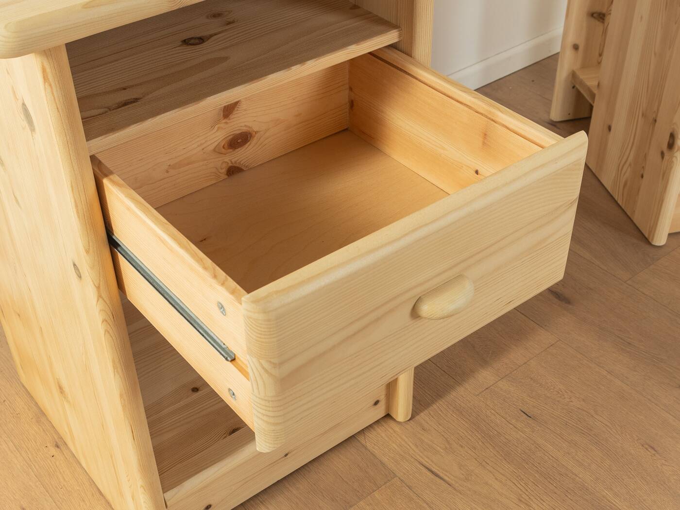 Solid wood desk from the 1980s