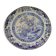 Plat Creil et Montereau décor chinois bleu