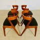 Danish vintage dining chairs by Kai Kristiansen for Schou Andersens MøbelFabrik