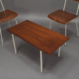 Chairs and bedroom table in Auping teak 50s
